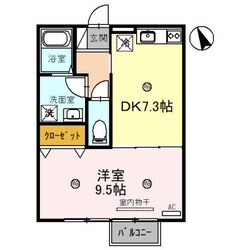 ディアコート　Ⅰの物件間取画像